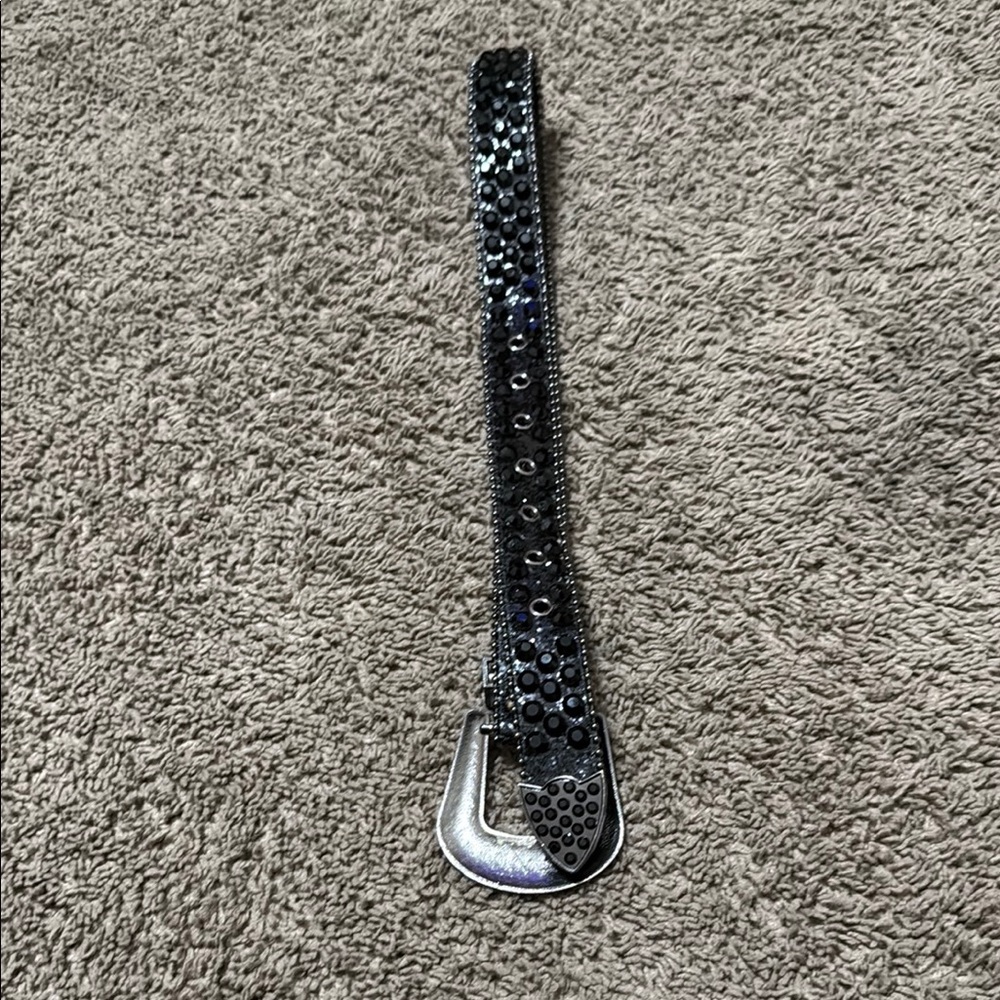 Kids Sparkly Black Belt